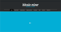 Desktop Screenshot of bitcoinminerhosting.com