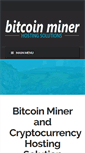 Mobile Screenshot of bitcoinminerhosting.com